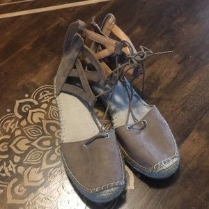 Cute lace up espadrilles